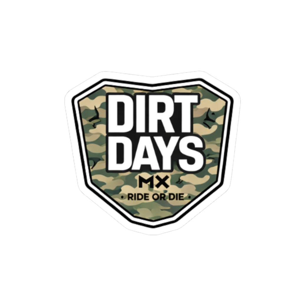 CAMO dirtdays sticker