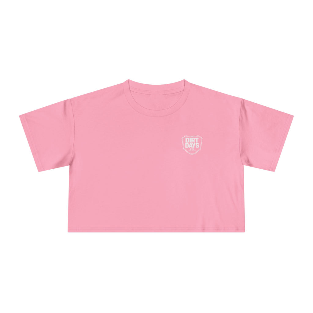 Women's dirtdays cheetah Cropped shirt (multi color)