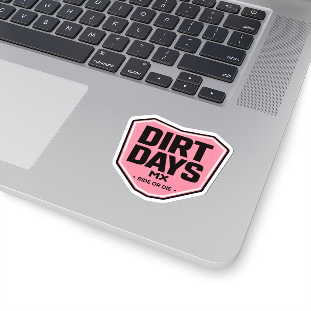pink dirtdays sticker