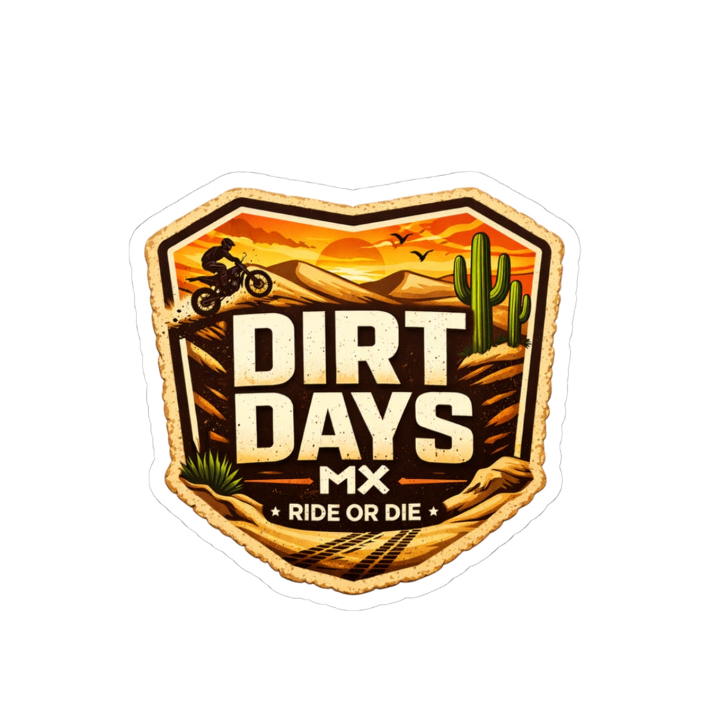 Sand dunns dirtdays sticker